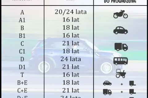 Jaką kategorię prawa jazdy wybrać? Wszystko o kategoriach i wymaganiach